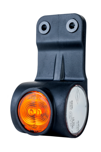 Feu Gabarit LED Clignotant Orange 2 Fonctions 12-24V E9 Pour Camion Remorque