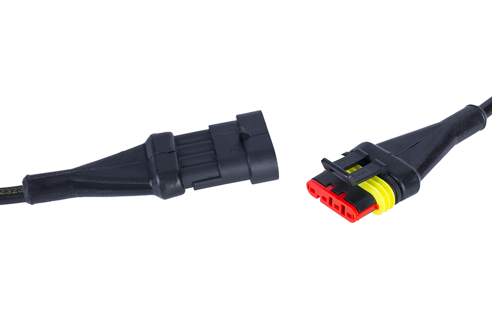 ZPR 3020 (8.2.2) Kit de feux à LED 12/24 V avec panneau pour charges hors gabarit, avec prise et connecteur Superseal